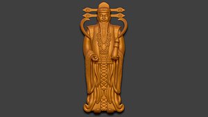 Lucky God Chinese 3D model