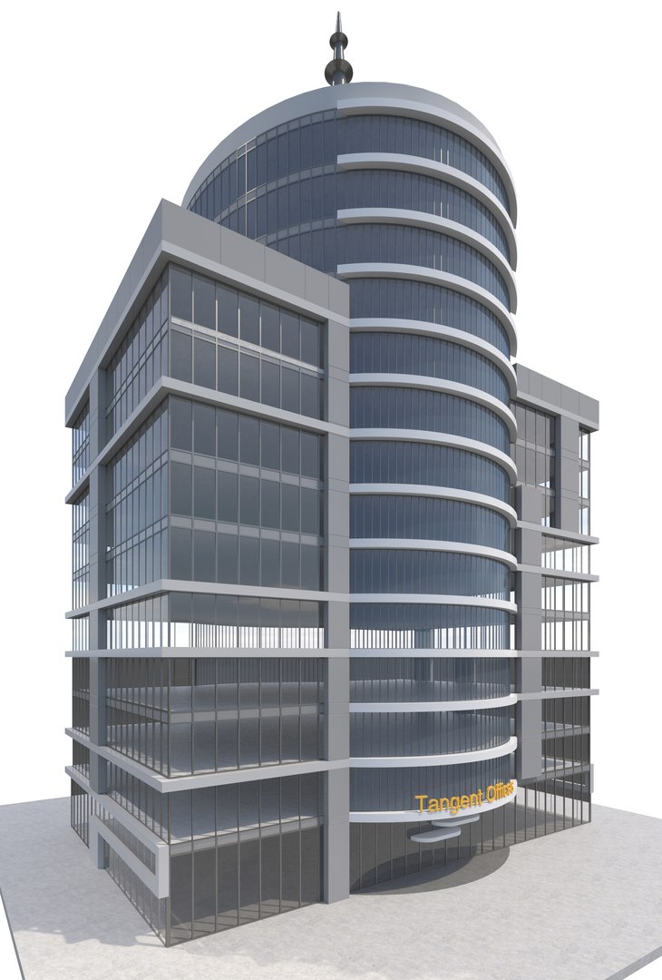 Office Building 3D Model - TurboSquid 1285897