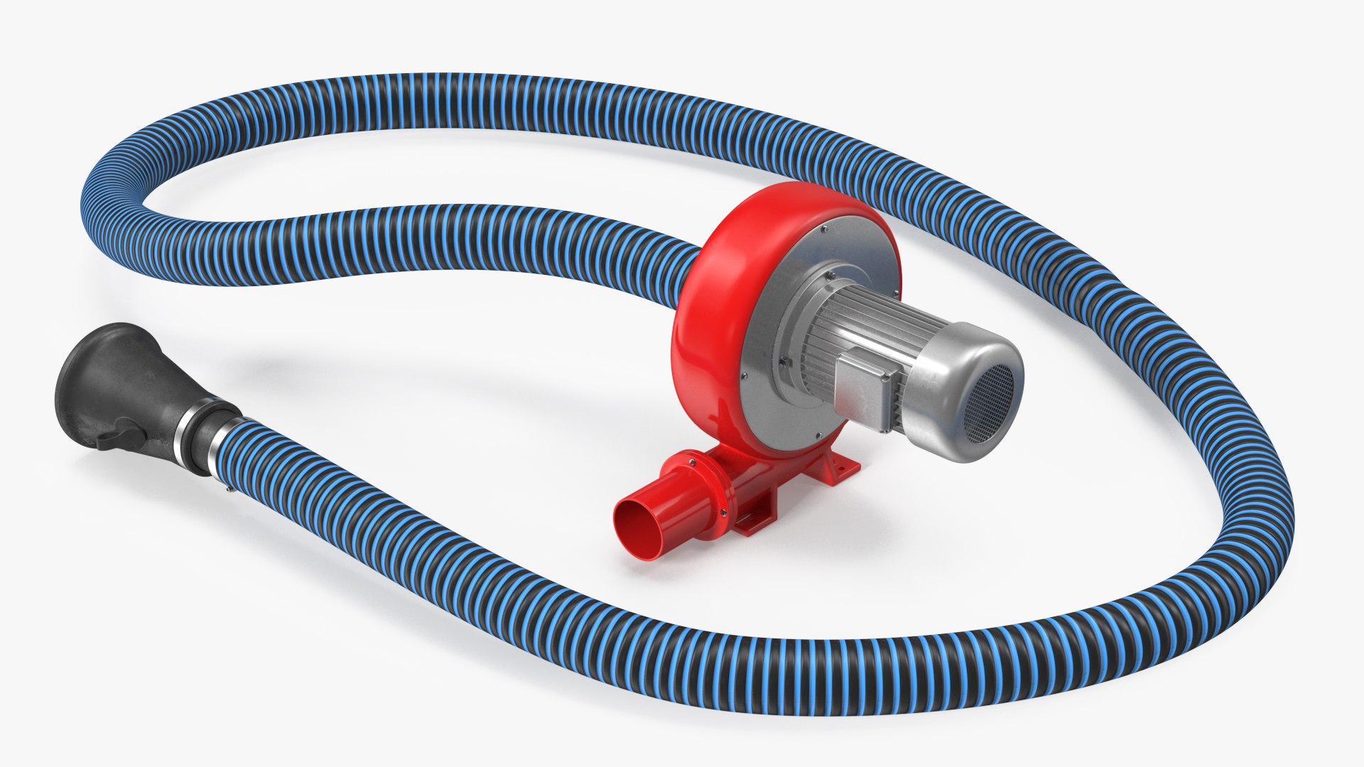 3D Exhaust Fume Extraction System Single Duct Rigged model TurboSquid 1777357