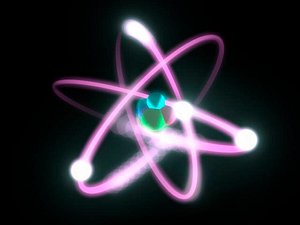 atom electrons 3d model