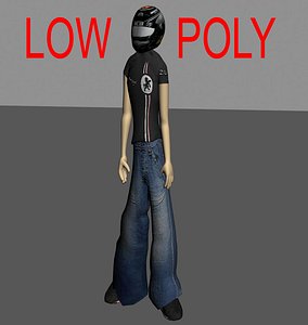 3d bike biker model