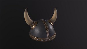 Viking Helmet 3D