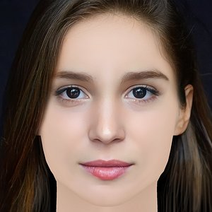 3D model Alba Baptista Head - Low Poly Head for Game - No Hair