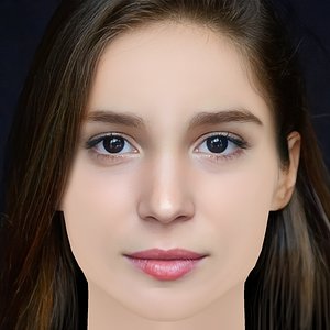 Alba Baptista Head - No Hair - Low poly head for game