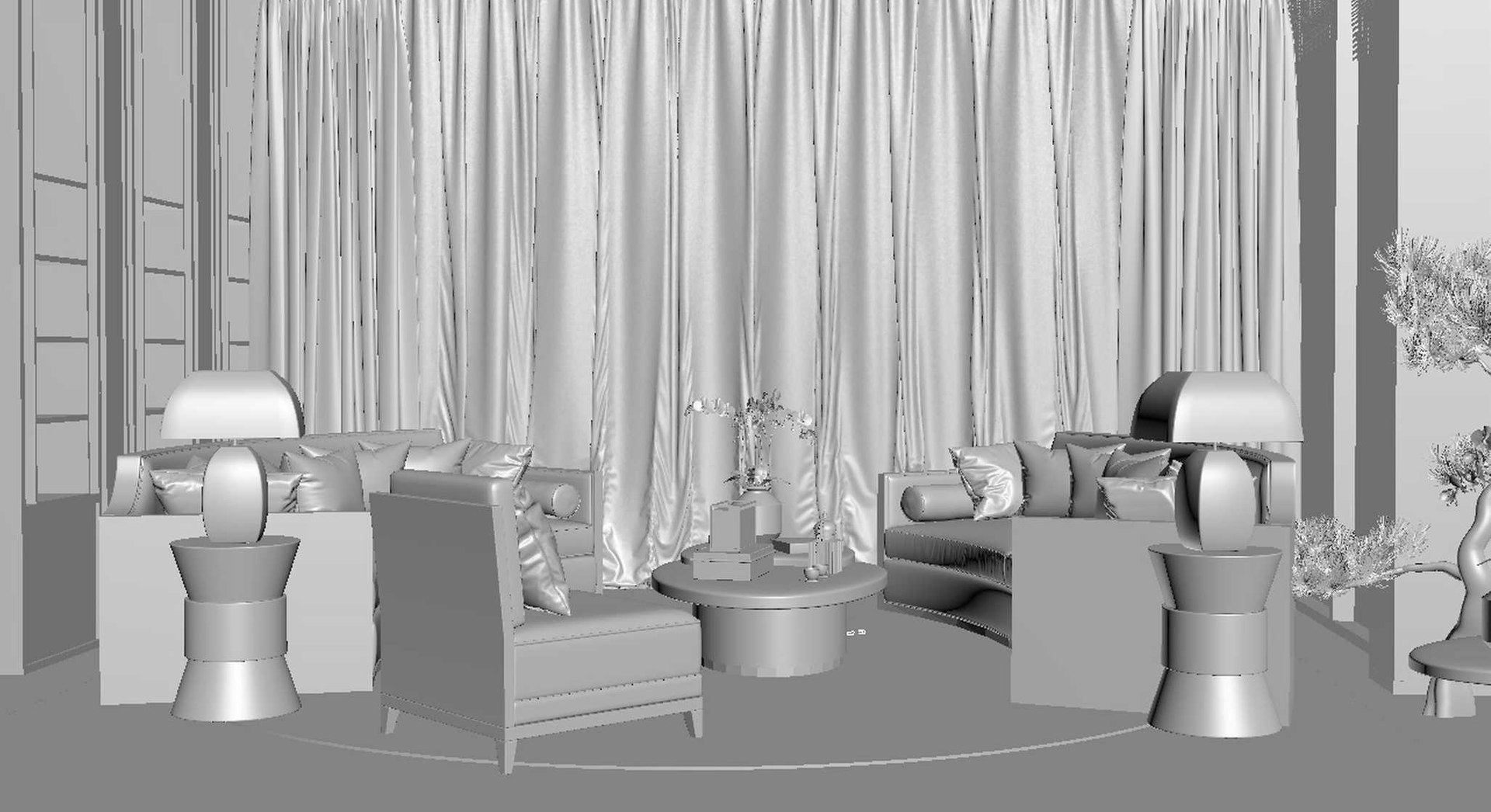 3D room interior bar model - TurboSquid 1699161