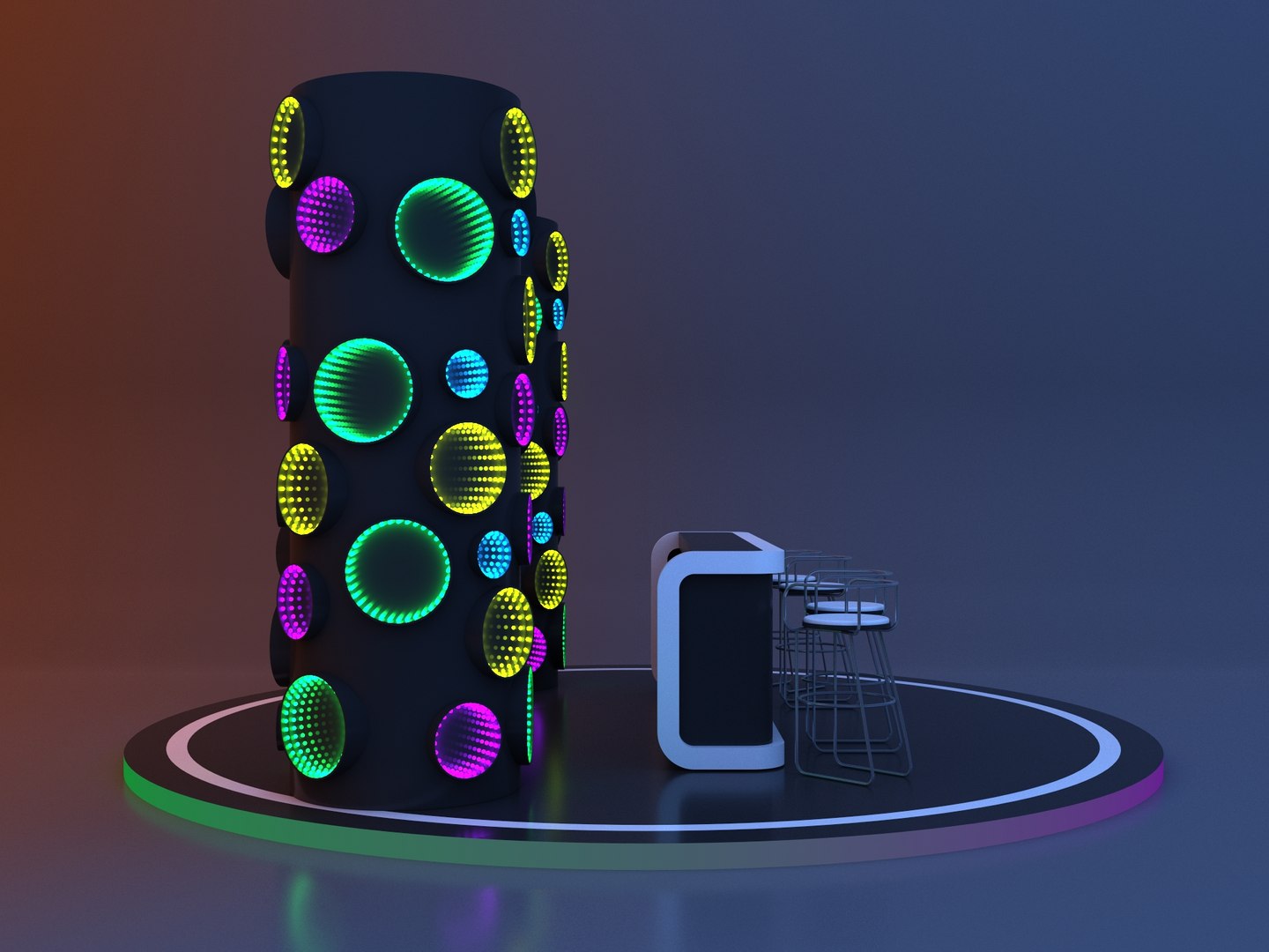 3D Sci-fi infinity mirror bar model https://p.turbosquid.com/ts-thumb/SO/RUirqC/Ra/111_5/jpg/1658728394/1920x1080/fit_q87/f40fb488cc16b04af04ffee290416967d3d10dbb/111_5.jpg