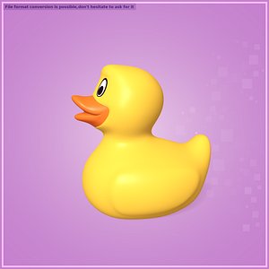 3D model Cartoon Duck