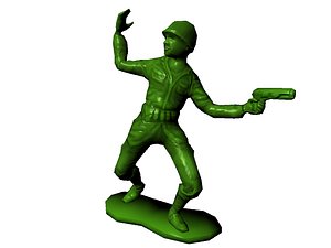 3ds max plastic army man -