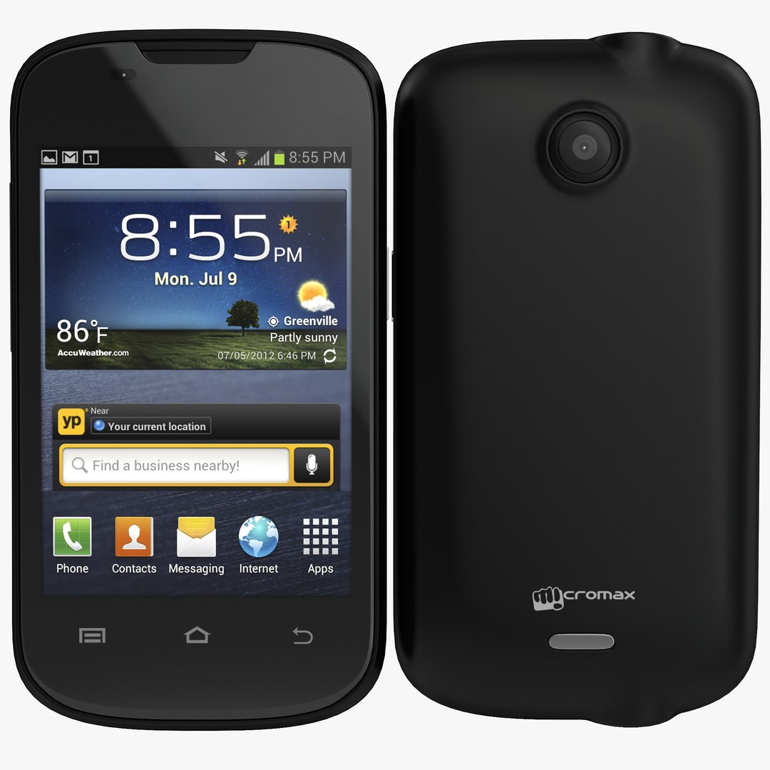 Micromax A57 Ninja 3.0 3D Model 3D model preview