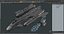 Nave da guerra spaziale fantascientifica nera