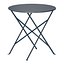 3D Outdoor Metal Folding Furniture Table and Chair for Cafe
