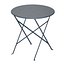 3D Outdoor Metal Folding Furniture Table and Chair for Cafe