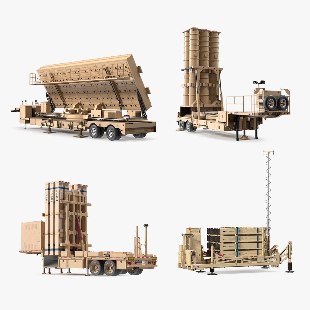 Israel Defense Systems Collection 2 3D model preview