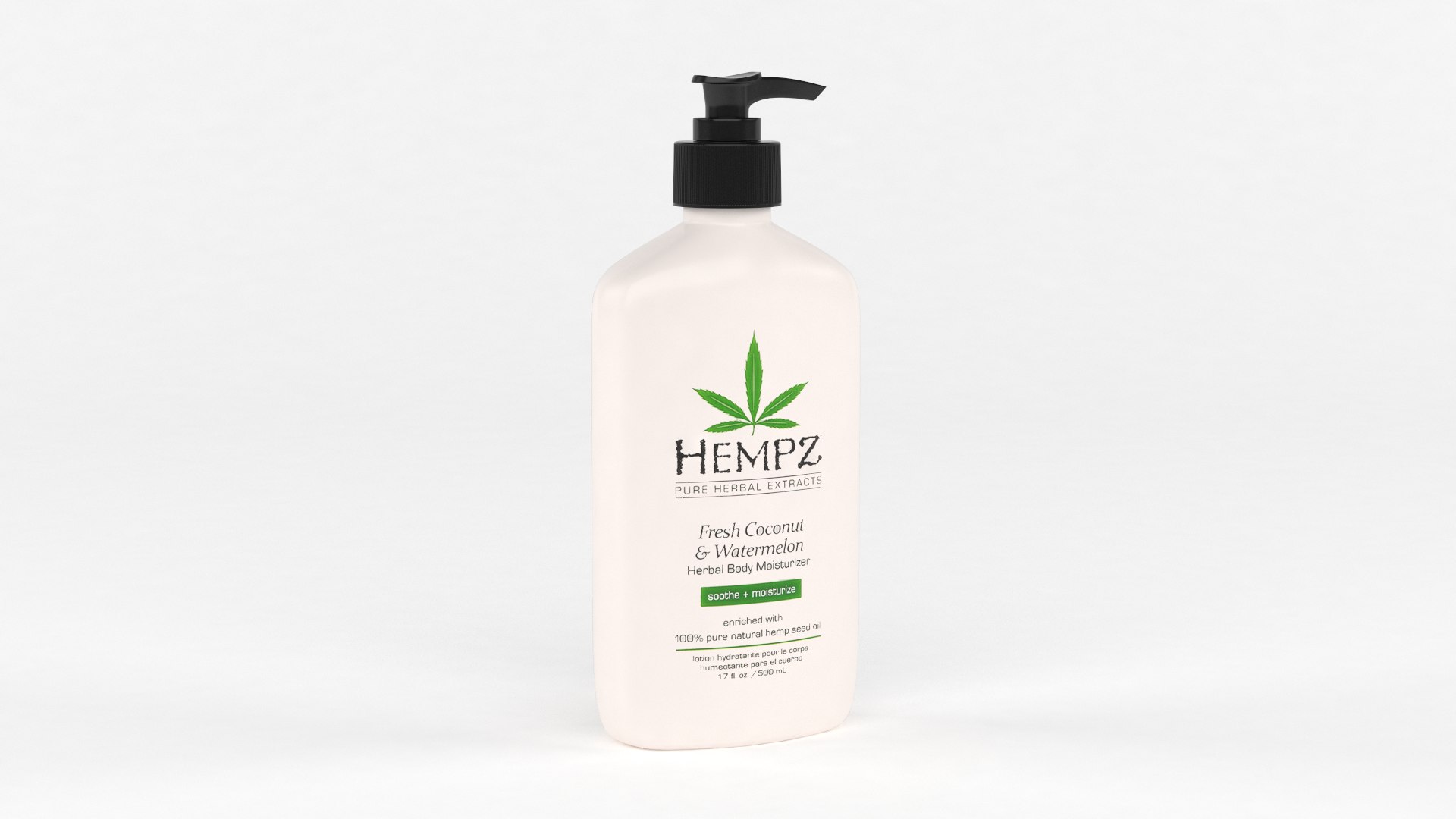 Hempz Body Moisturizer 3D Model TurboSquid 1722343