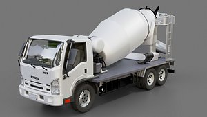 Isuzu NPR Concrete Truck 2020 3D model