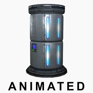 low-poly sci-fi 3d 3ds