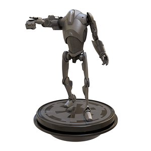 3D b2 super battle droid model