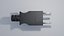 NEMA 5-15p Power Plug Male Low-poly 3D model
