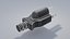 NEMA 5-15p Power Plug Male Low-poly 3D model