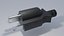 NEMA 5-15p Power Plug Male Low-poly 3D model