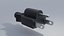 NEMA 5-15p Power Plug Male Low-poly 3D model