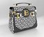 Bolsa labirinto preta Balmain