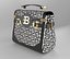 Bolsa labirinto preta Balmain