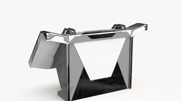 Sci Fi Control Panel Table L 3D model - TurboSquid 2028326