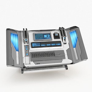 Sci Fi Control Panel Table L 3D model