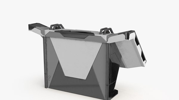 Sci Fi Control Panel Table L 3D model - TurboSquid 2028326