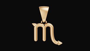scorpio pendant
