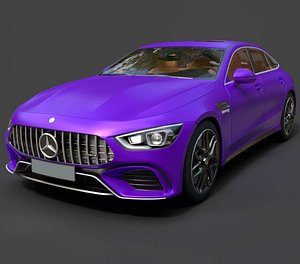 Mercedes AMG GT63 V8 Biturbo Sport Sedan - Hyper-Detailed 3D Vehicle Asset 3D model