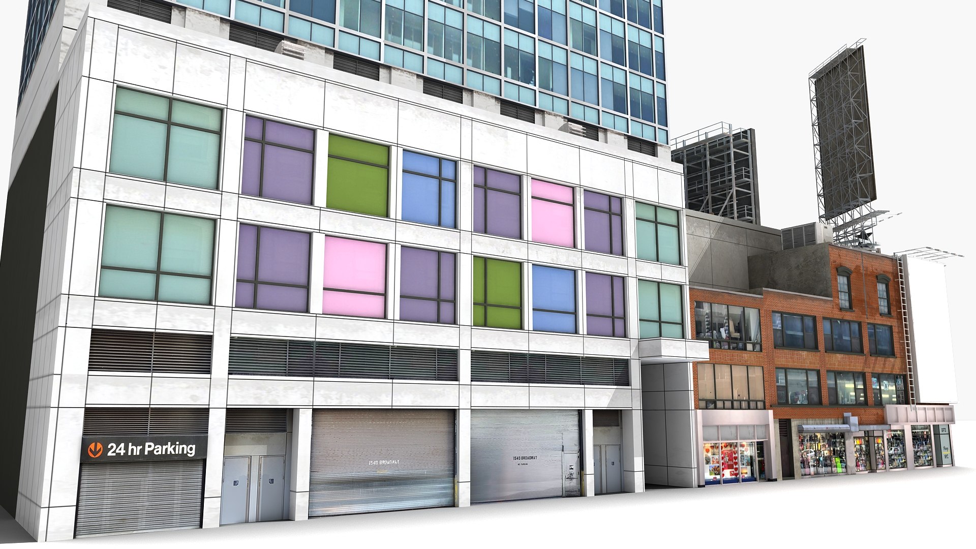 1540 Broadway Bertelsmann Building 3D Model TurboSquid 2144611