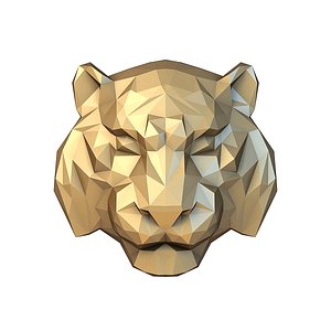 Mask 014 low poly 3d model model