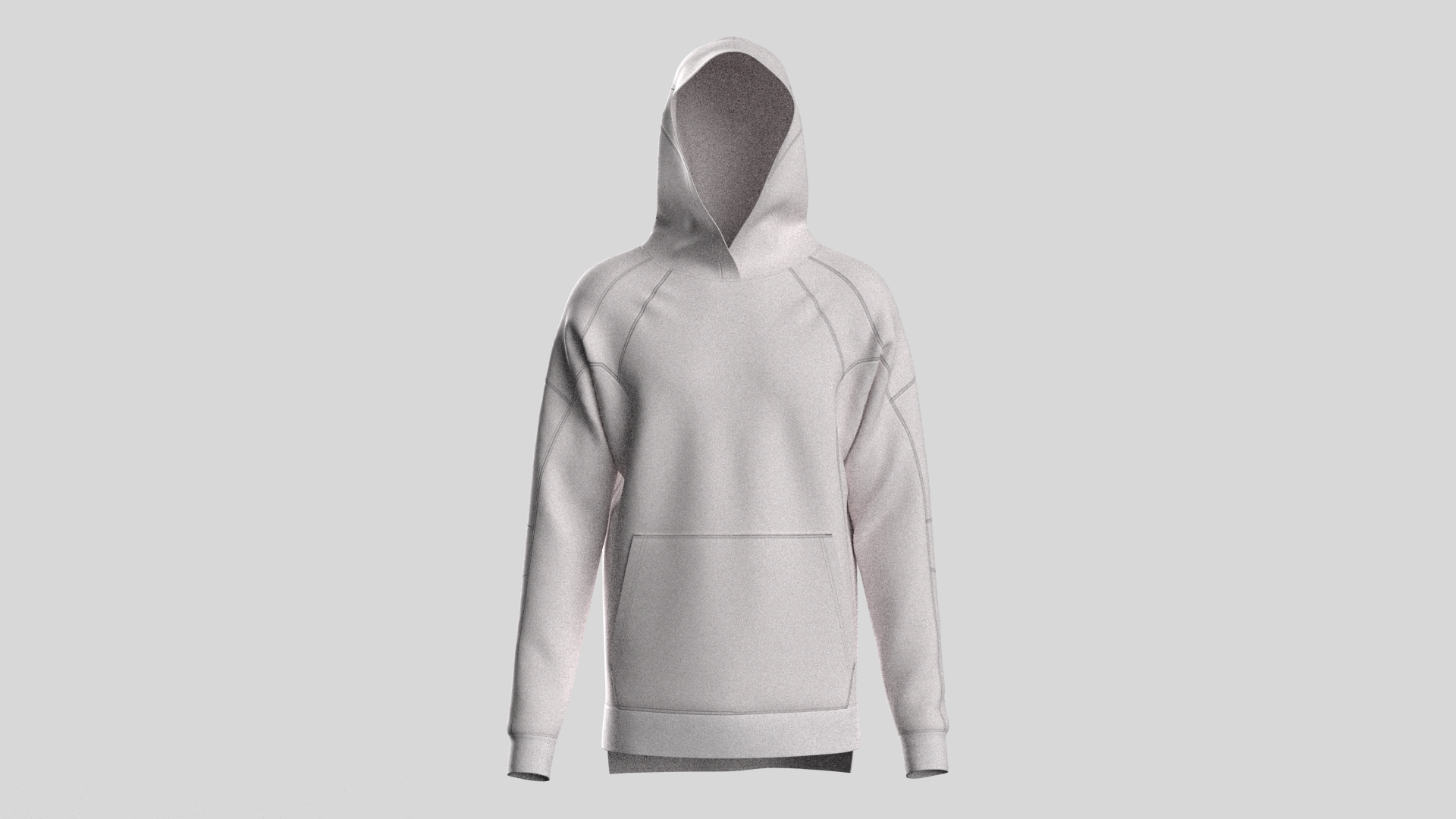 Athletic Works Fleece Raglan Hoodie Sweatshirt model TurboSquid