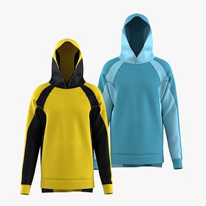 Athletic Works Fleece Raglan Hoodie Sweatshirt