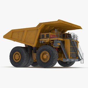 3D Heavy Duty Mining Dump Truck