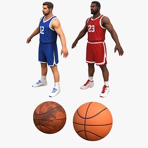 Collection Basketball (2 players + classic ball(with dirt version)