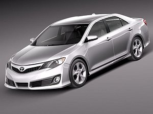 3d 3ds toyota camry usa 2012