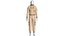 Men Full Zip Jacket With Cargo Jogger-Outfit