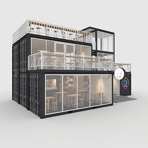 3D Container Cafe 5