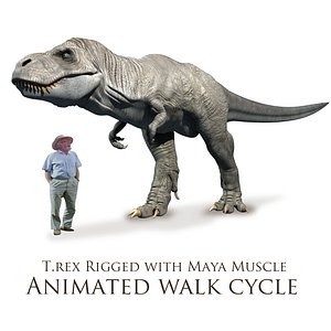 T.rex Stationary Walk Cycle