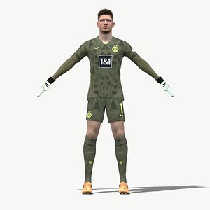 3D model 3D Rigged Gregor Kobel Dortmund 2025