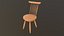 Silla moderna modelo 3D AR VR