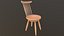 Silla moderna modelo 3D AR VR