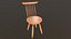 Silla moderna modelo 3D AR VR