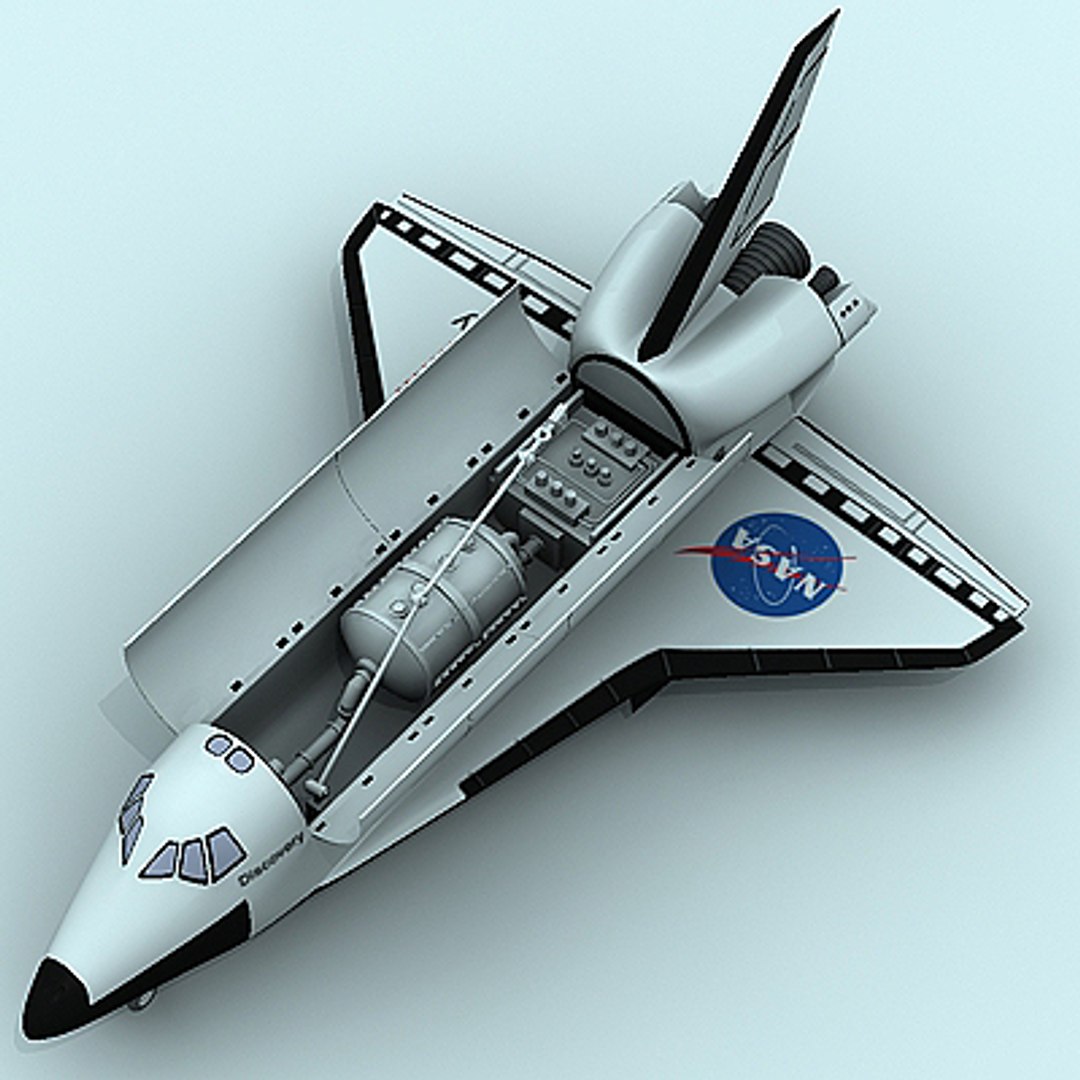 discovery space shuttle 3d model
