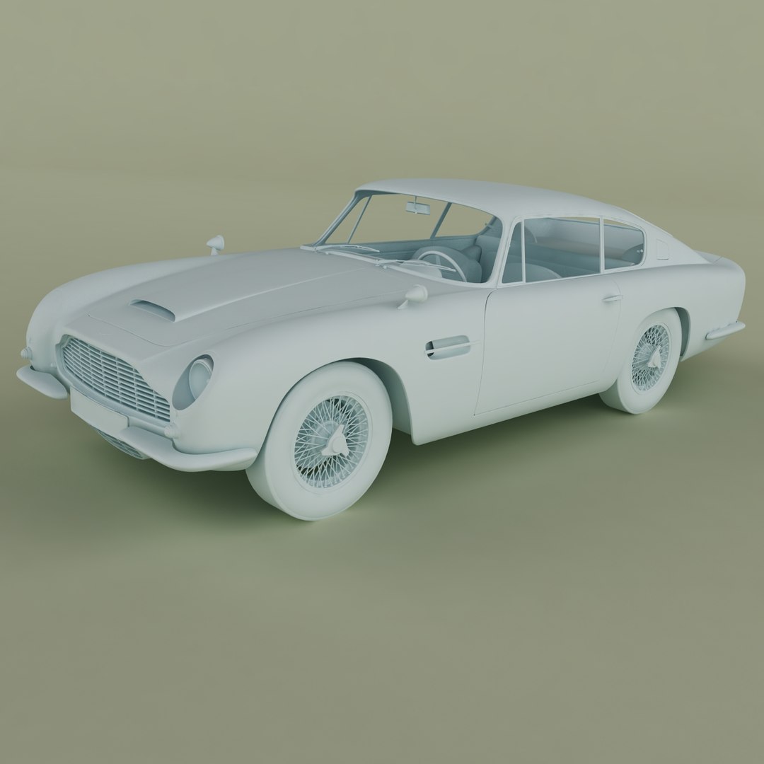 3D Aston Martin Db6 Model - TurboSquid 1520394