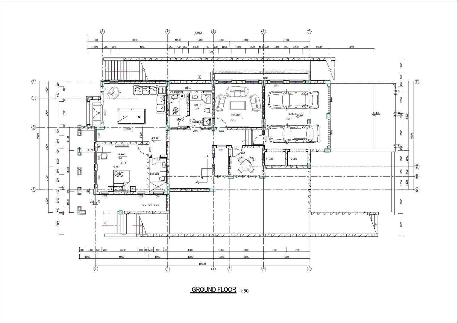 3D 3 storey house architectural - TurboSquid 1557108