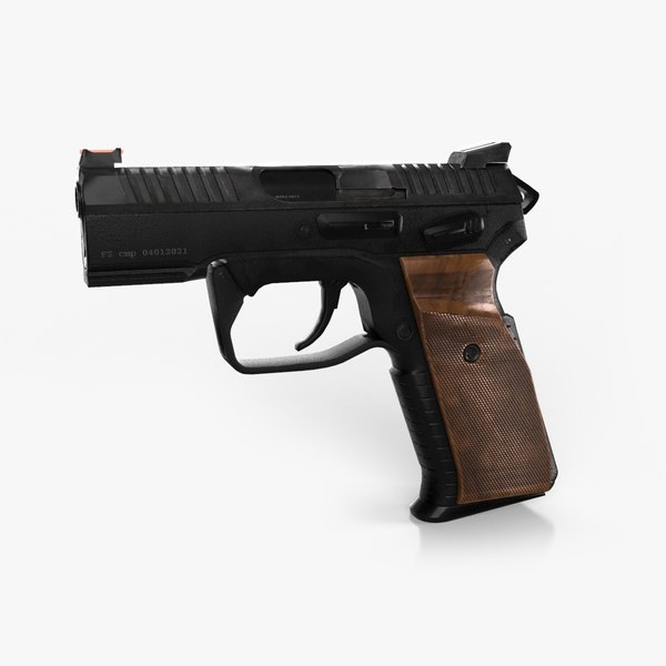 gun pistol weapon 3D model